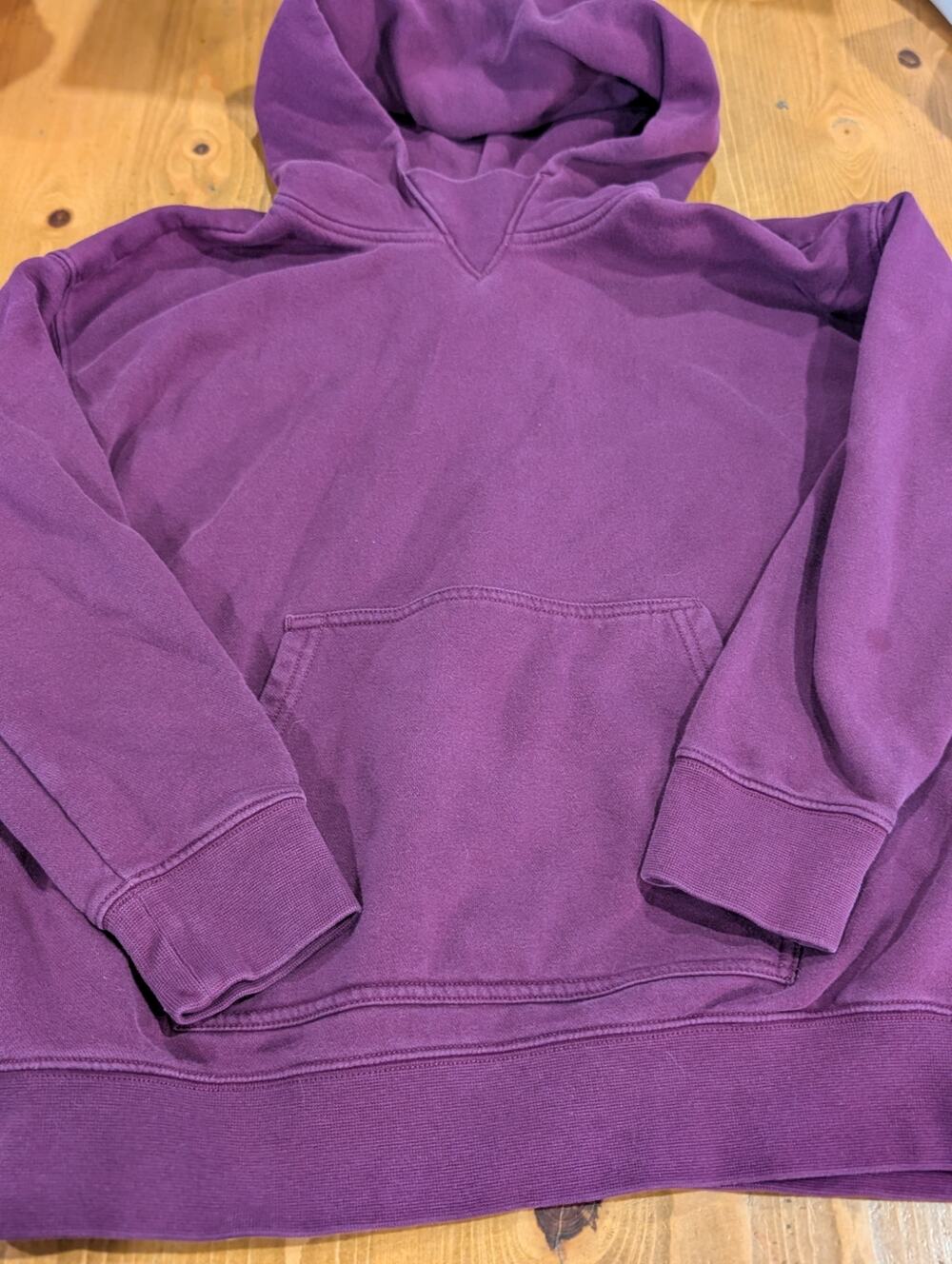 Gap Teen Heavy Weight Pull Over Hoodie, Purple, Magenta, XL 12, Unisex, LN